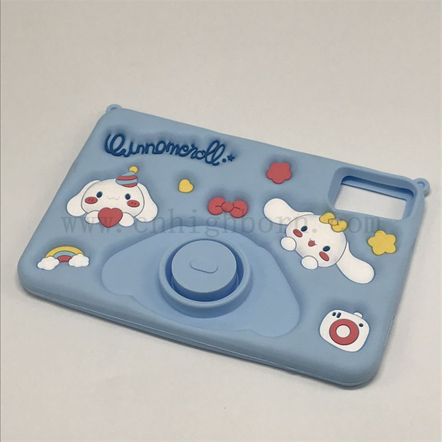 蓝色硅胶保护盖有机硅橡胶iPad壳 