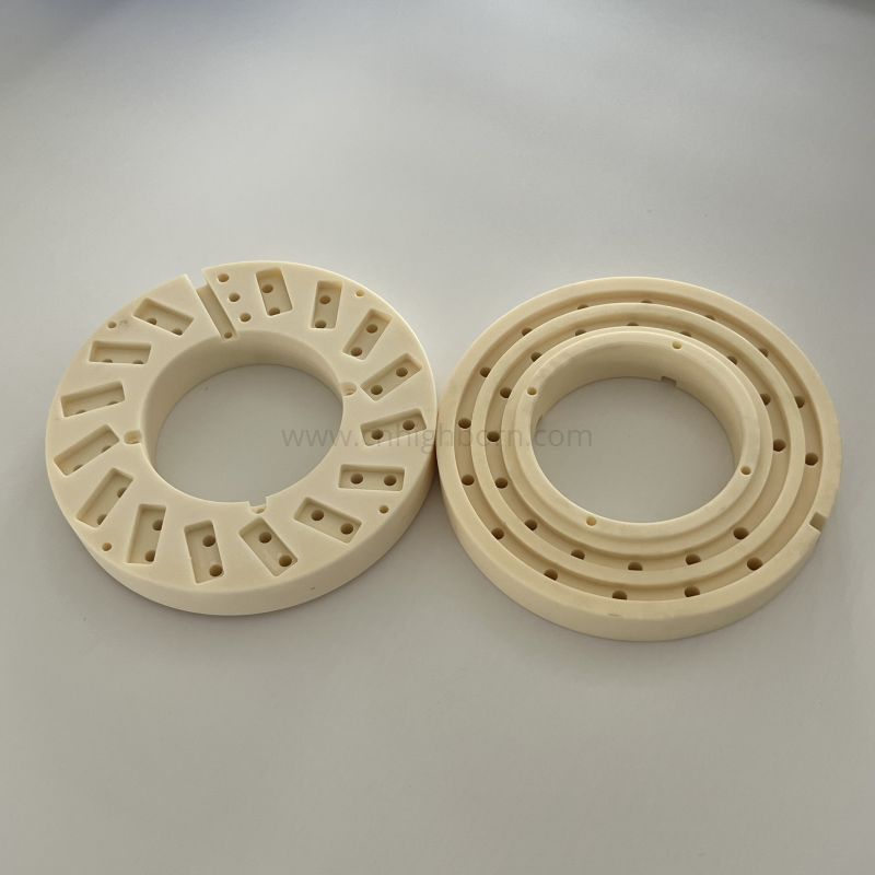 CNC 加工 99% 氧化铝 Al2O3 陶瓷开槽环
