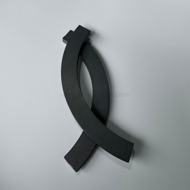 Silicon Carbide Arc-Shaped Ceramic Tile SiC Semi-Circular Part