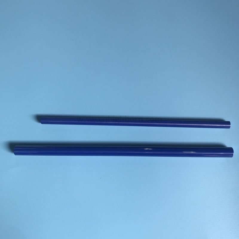 蓝色 Zro2 陶瓷棒 氧化锆活塞 柱塞轴