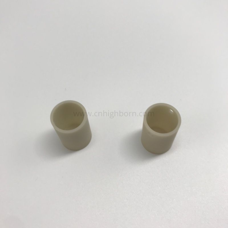 高导热性氮化铝陶瓷 (AlN)陶瓷圆柱形坩埚