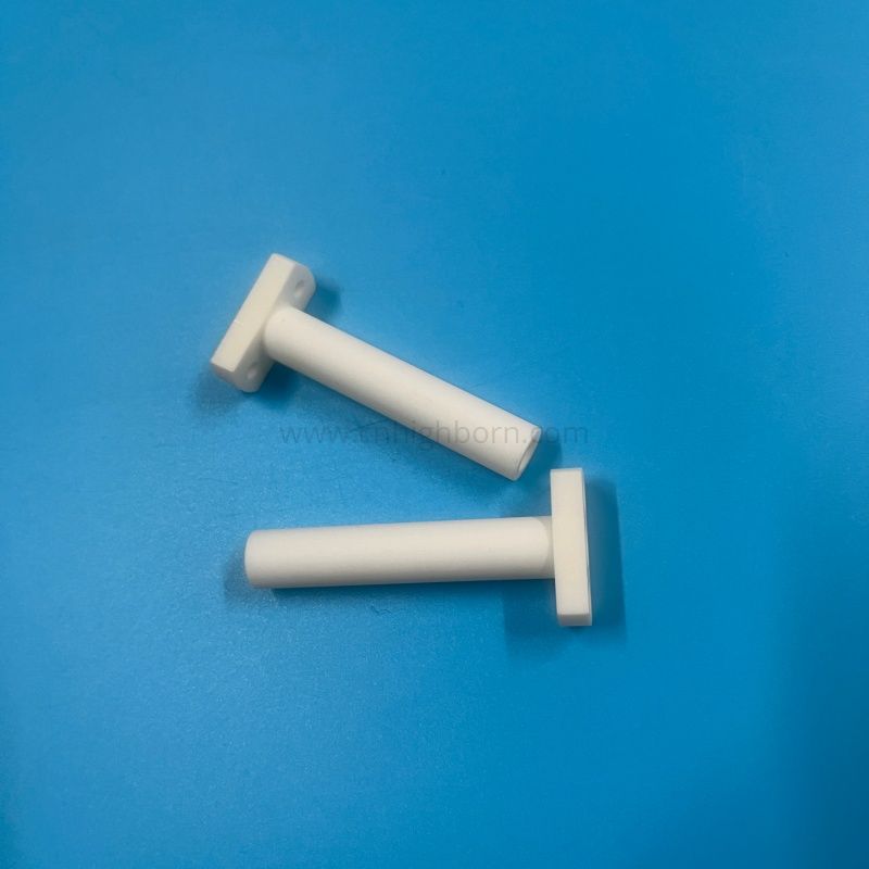 95%氧化铝Al2O3陶瓷T型空心管绝缘子
