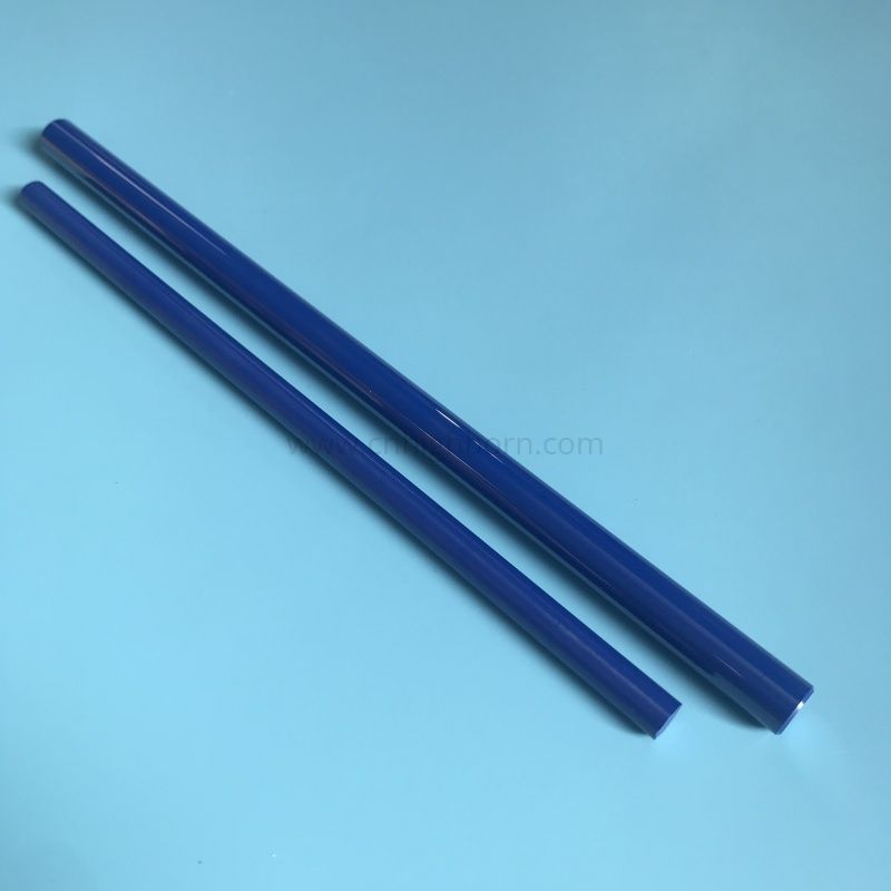 蓝色 Zro2 陶瓷棒 氧化锆活塞 柱塞轴
