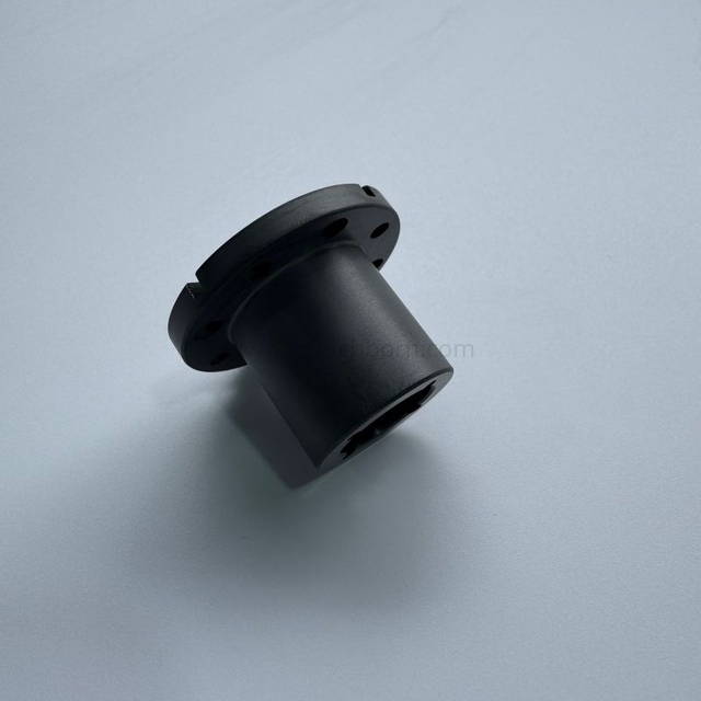 High Precision Silicon Carbide Bushing Ceramic Flanged Tube