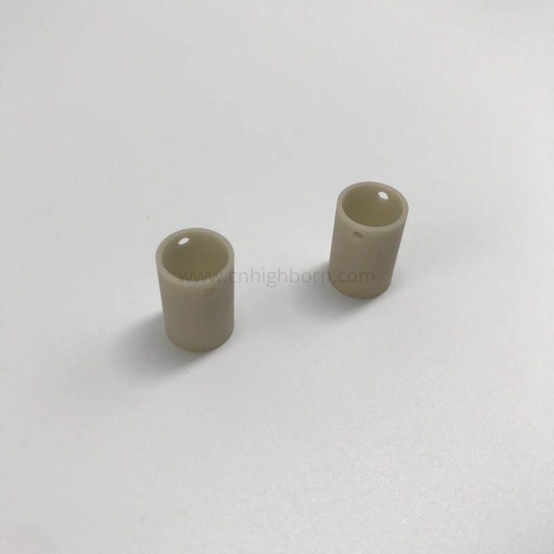 高导热性氮化铝陶瓷 (AlN)陶瓷圆柱形坩埚