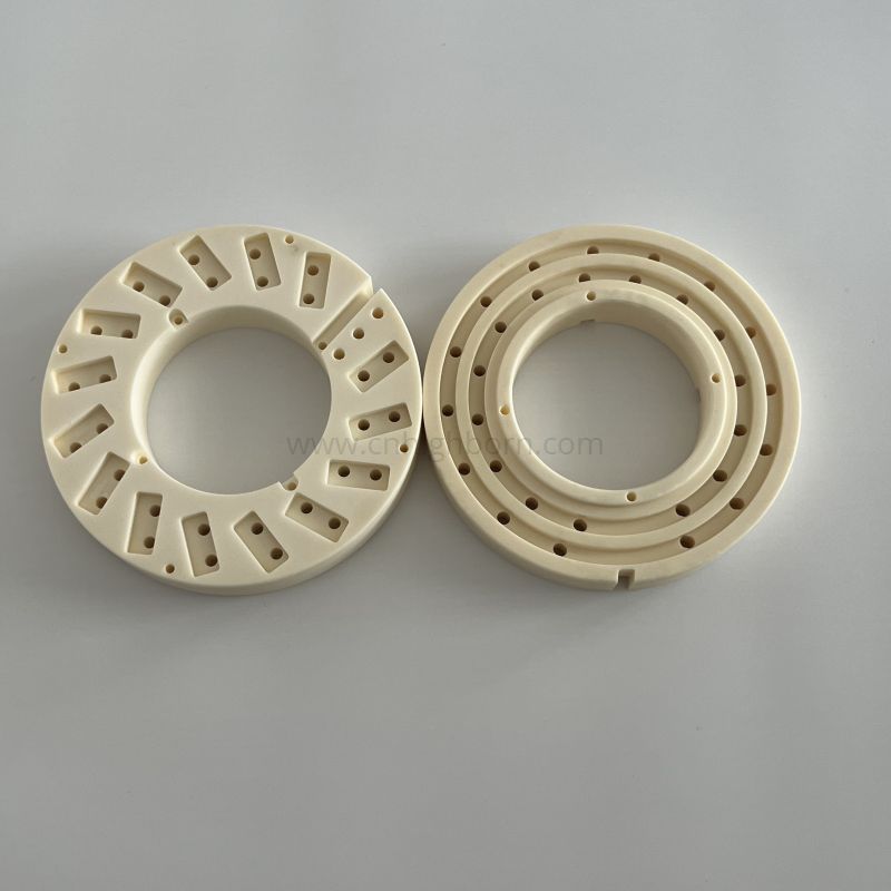 CNC 加工 99% 氧化铝 Al2O3 陶瓷开槽环